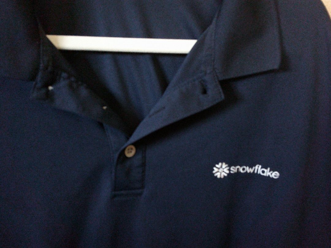"snowflake" Golf Shirt XL, XL KIDS