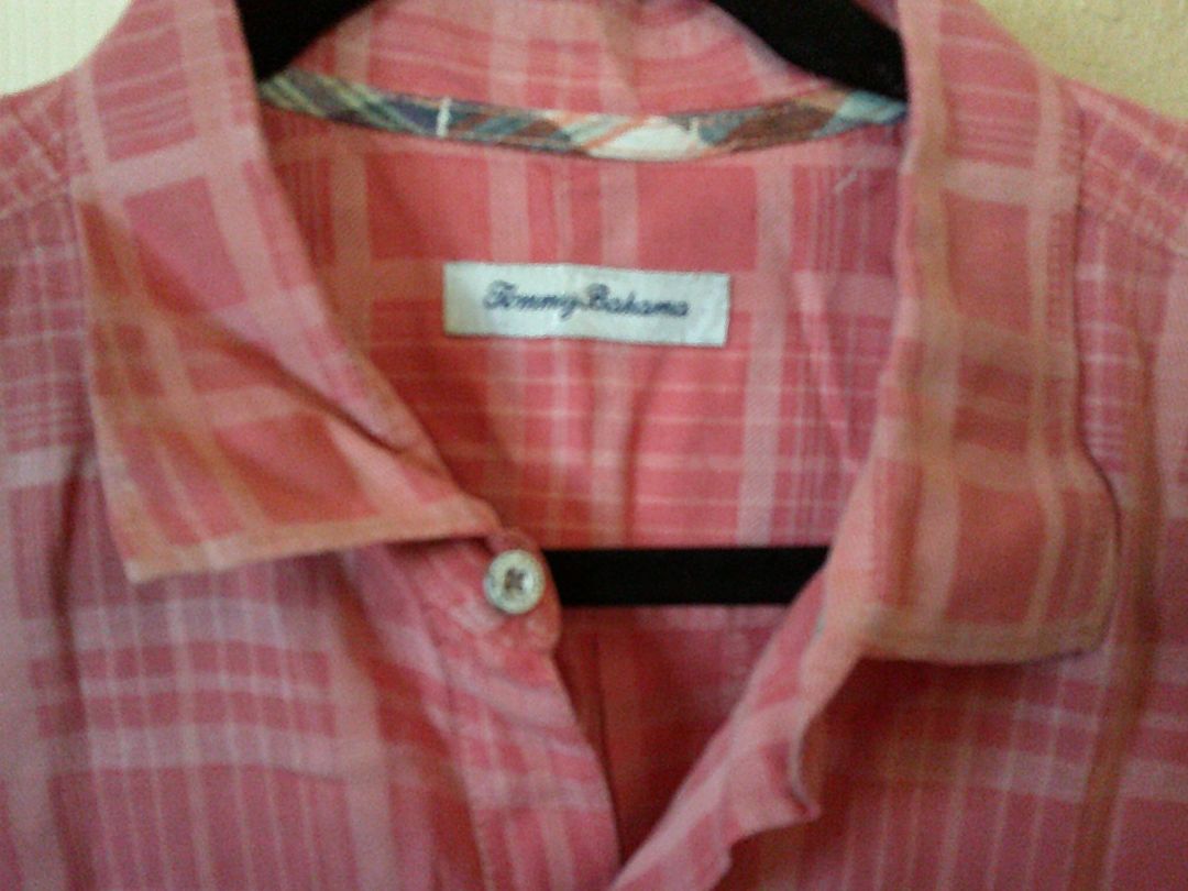 Tommy Bahama LONG SLEEVED Shirt LINEN LARGE