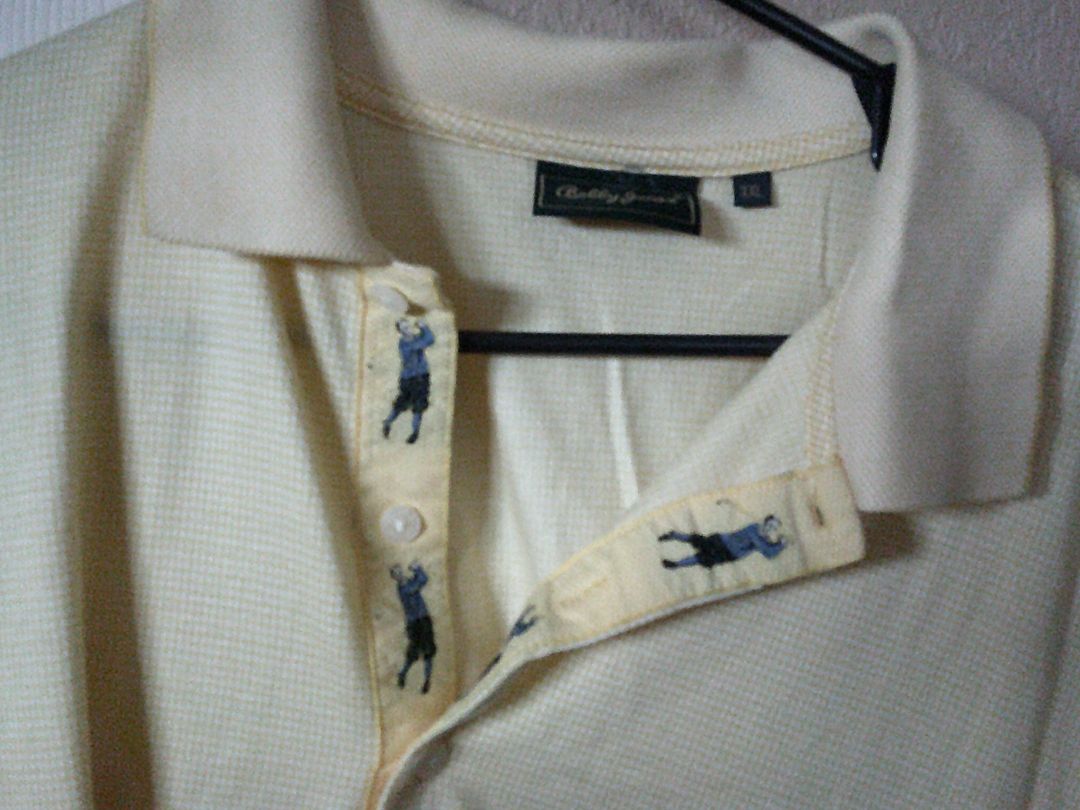 GOLF SHIRT YELLOW GOLFERS XXL