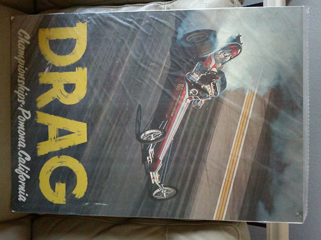 POSTER- 1970'S "DRAG" RACE