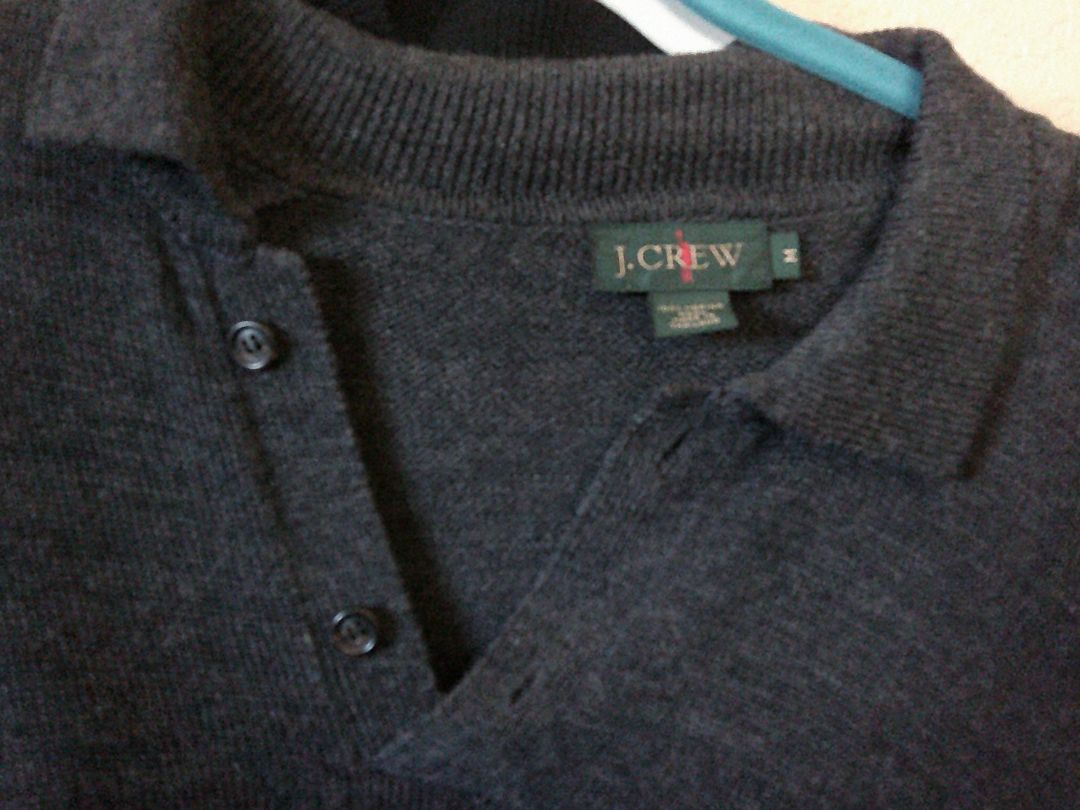 JCREW SWATER- GREY- MEDIUM