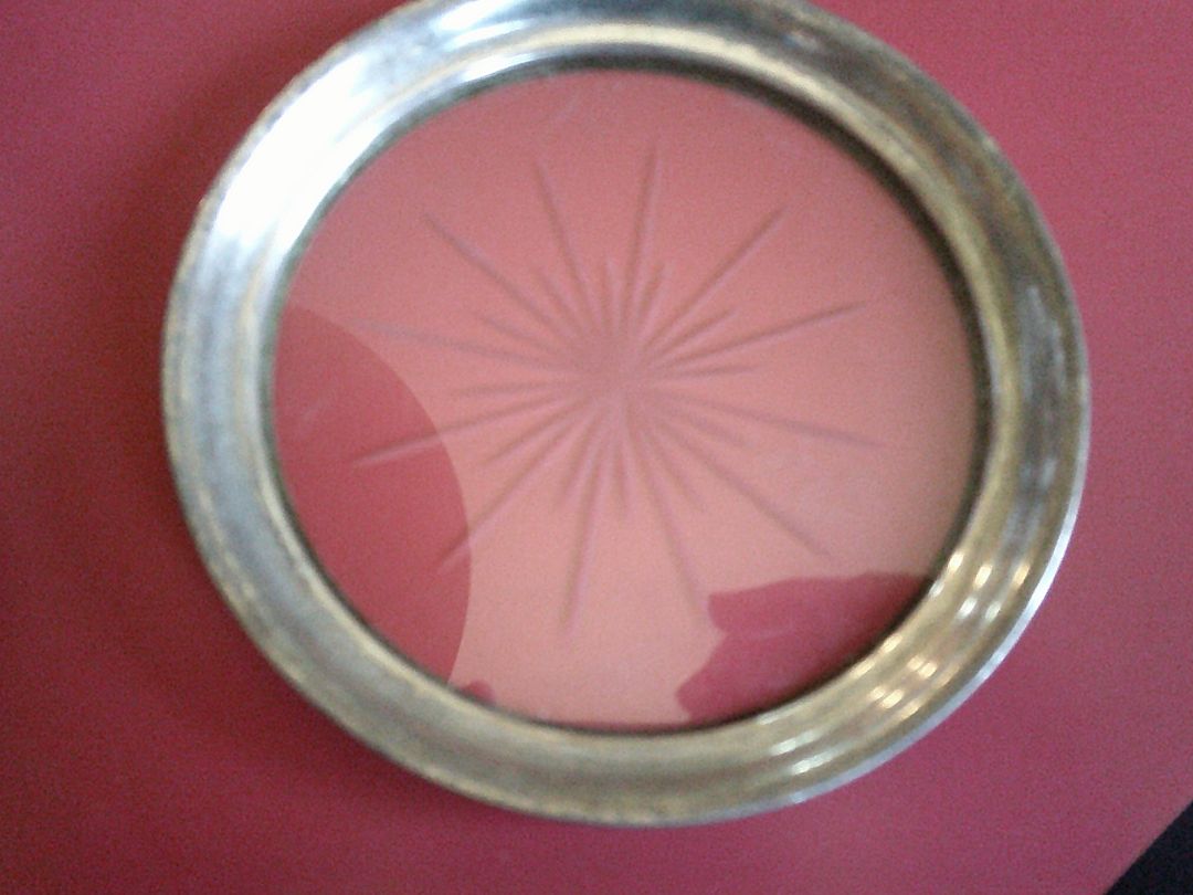 SILVER- WINE COASTER