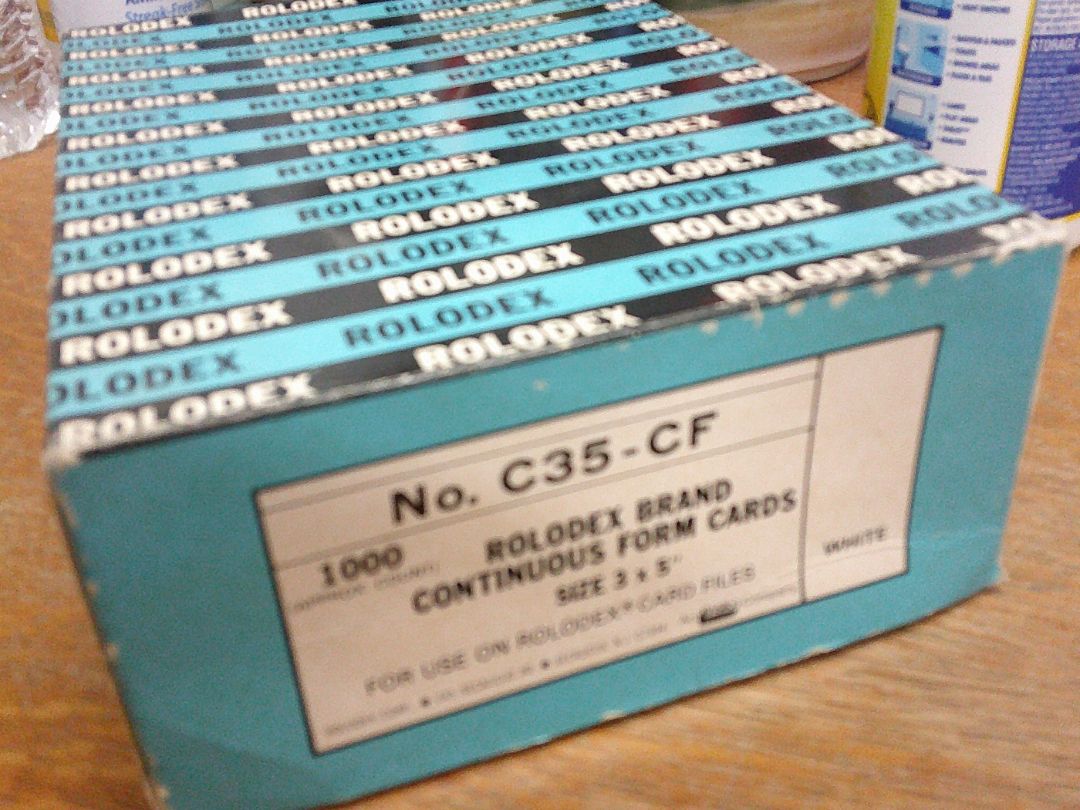 ROLDEX-CONTINUIOUS CARDS #C35-CF