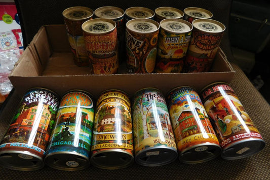 15 Vintage Beer Cans