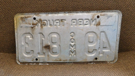 Nebraska License Plate