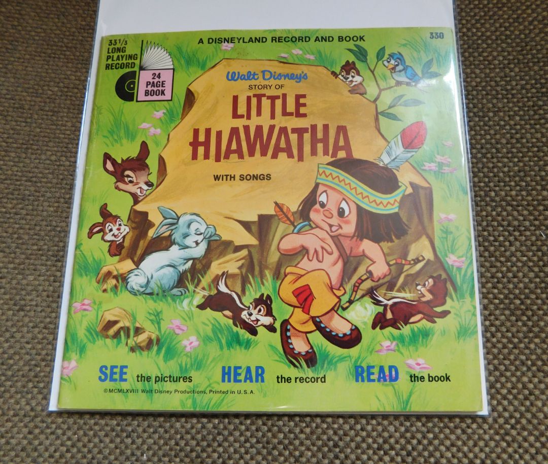 Little Hiawatha Book & Record