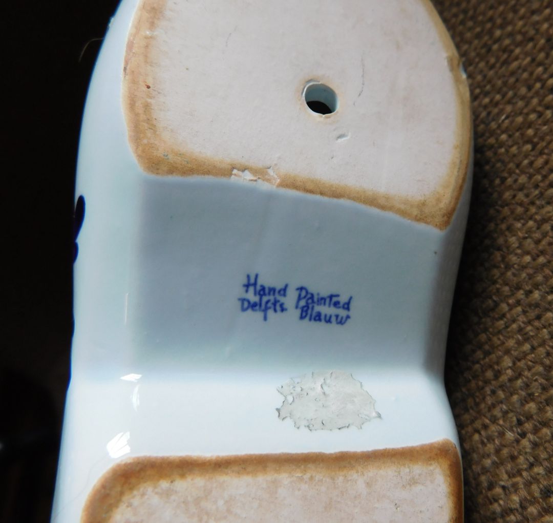 Delft Ceramic Shoe