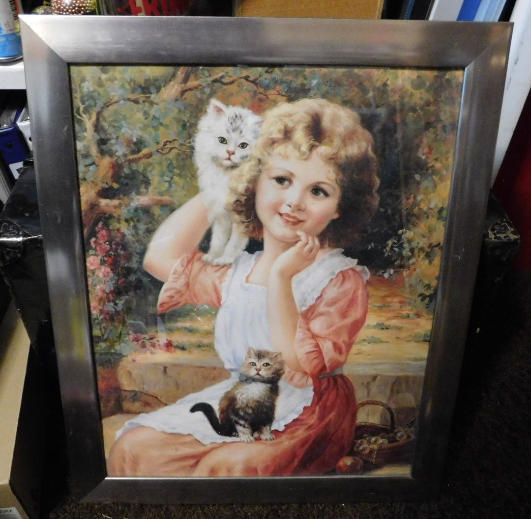 Cats Picture, 23" x 19"