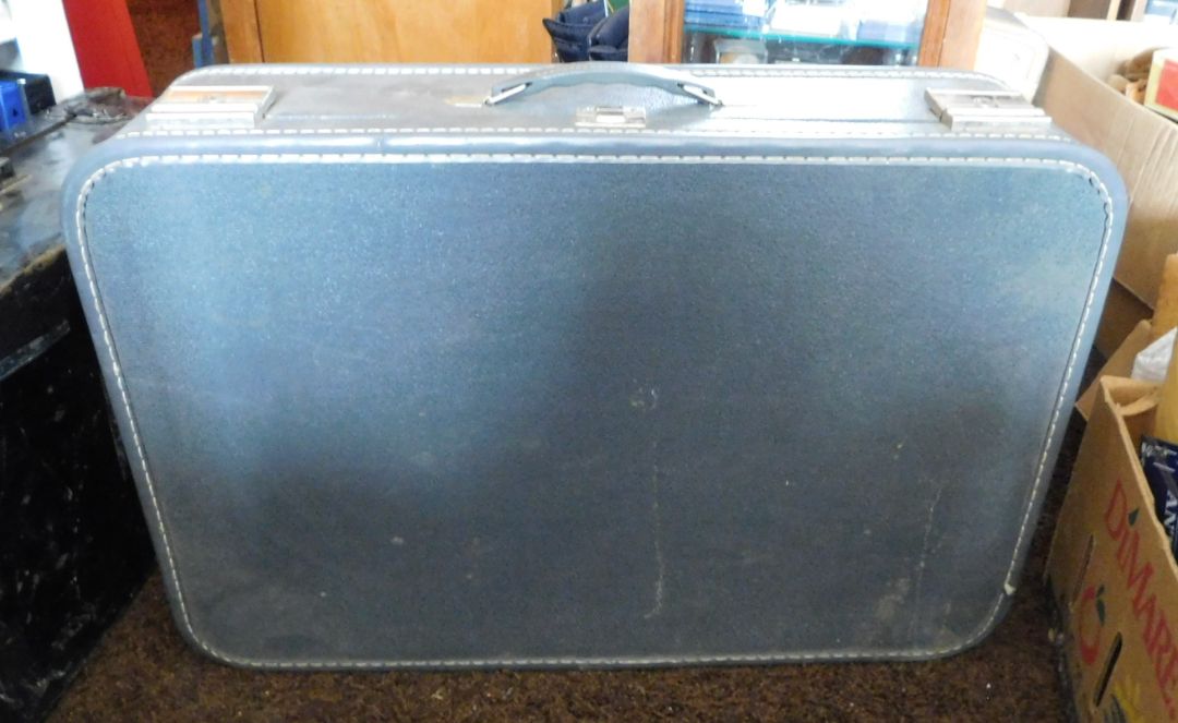 Large Blue Suitcase