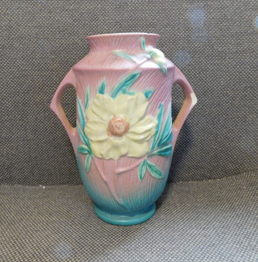 Chipped - Roseville Vase, 10" Tall