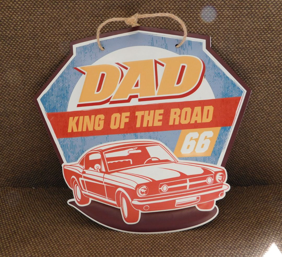 King Of The Road Metal Sign