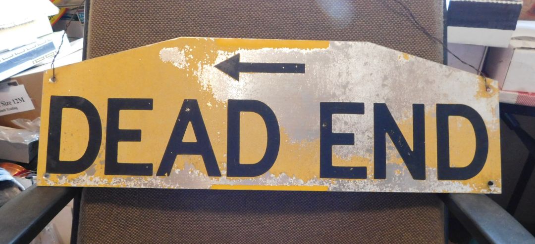 Dead End Metal Sign