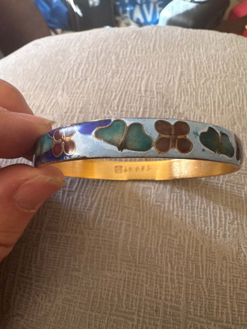 Robert Kuo Vintage Cloisonné Bangel