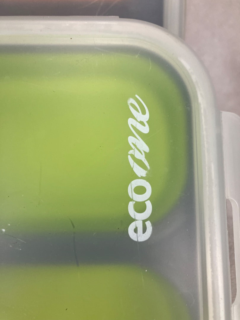 Green/Orange Eco One Food Tray, 12