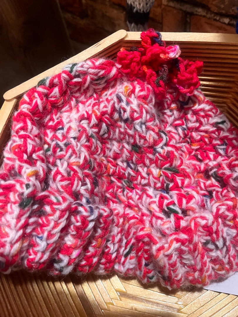 Red Handmade Crochet hat
