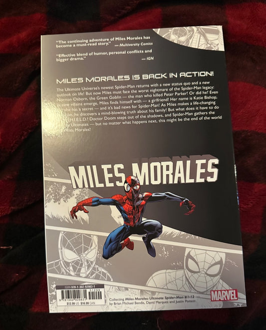 Miles Morales Ultimate End TPB, 8 x 6 x 1