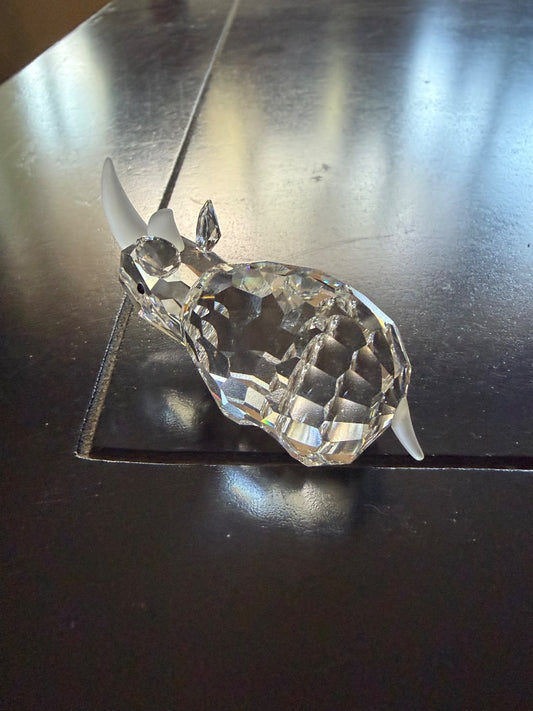 Swarovski crystal rhinoceros
