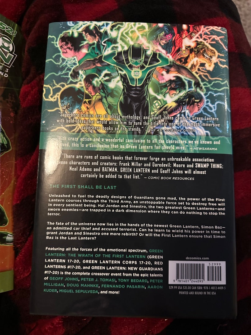 Green Lanturn HC, 18 x 10 x 1