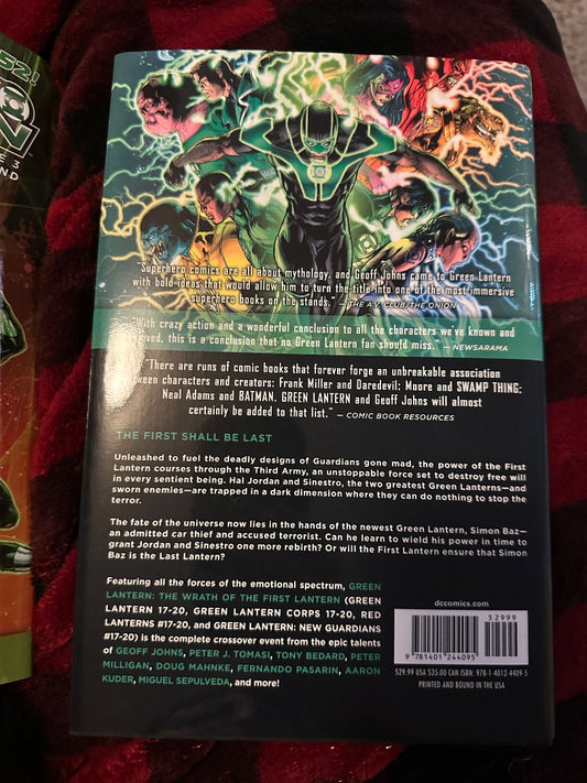 Green Lanturn HC, 18 x 10 x 1