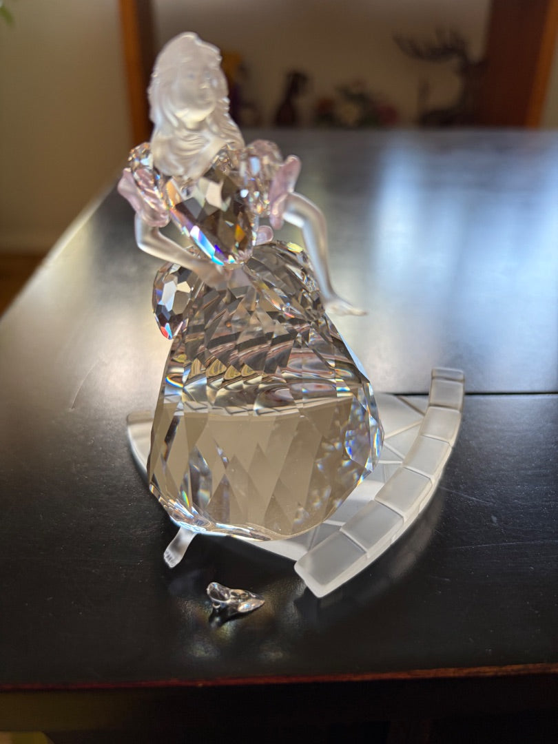 Swarovski crystal Cinderella with slipper