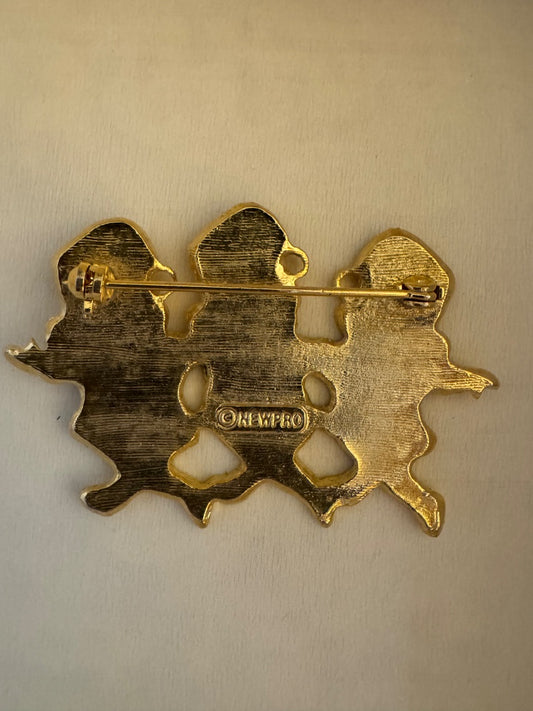 H-3bear Newpro brooch