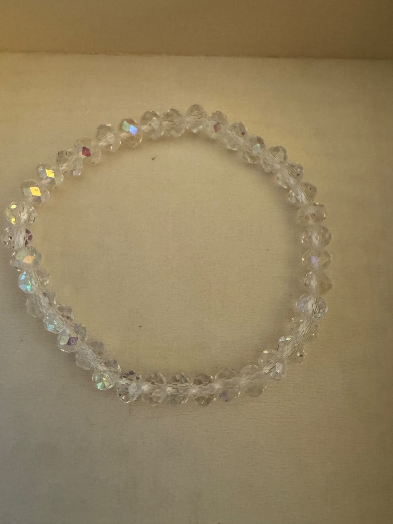 Small AB bead stretchy bracelet
