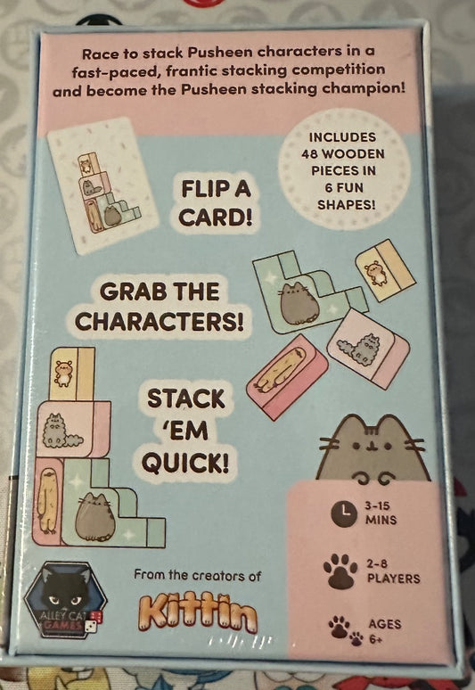 Alley Cat Games Pusheen The Stacking Game, 6 x 4 x 2