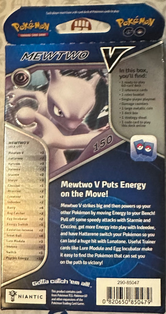 Pokemon Mewtwo V Battle Deck, 8 x 4 x 1