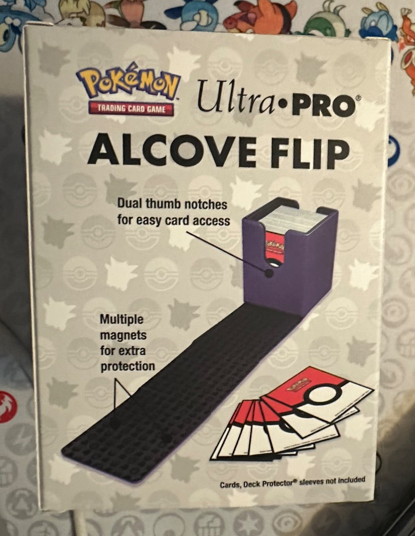 Purple Ultra Pro Gengar Alcove Flip Deck Box, 5 x 4 x3