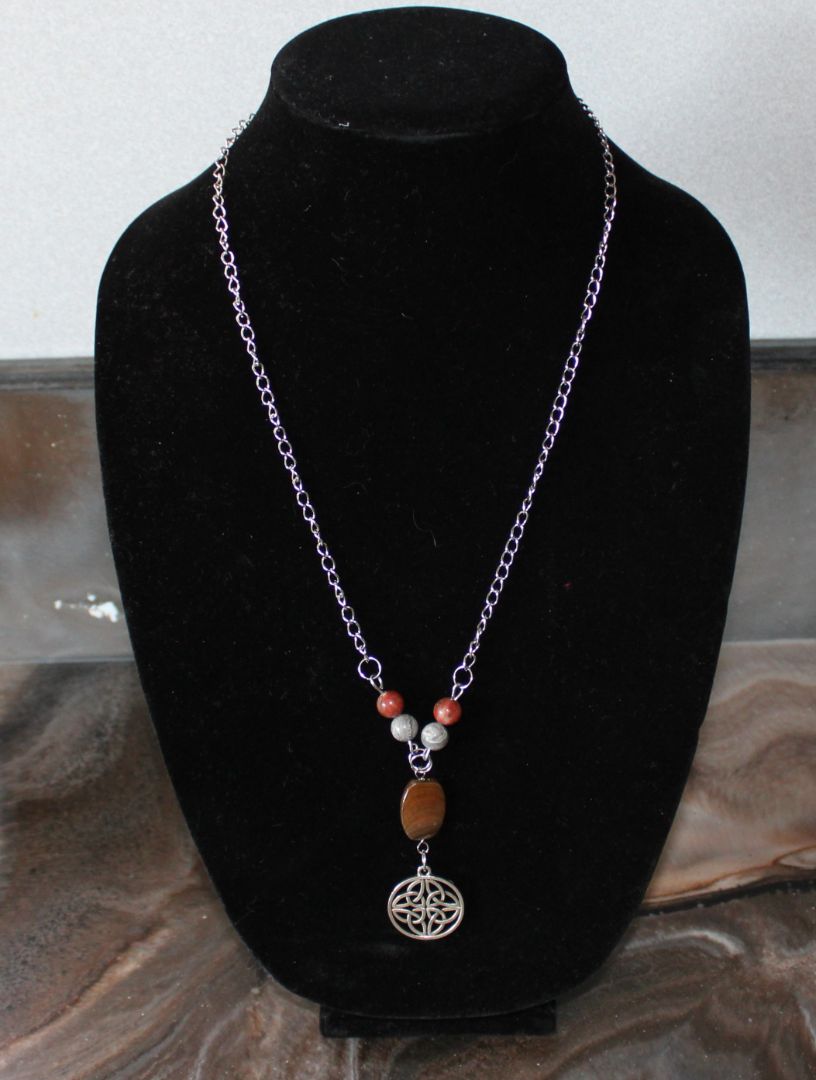 Designs by Raven Earthy Celtic Knot Necklace