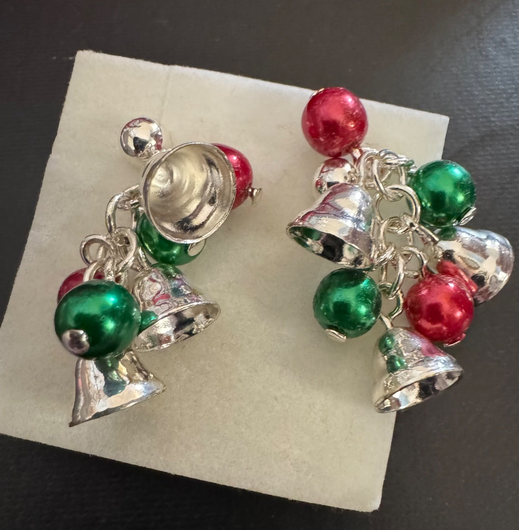 H-jingle bell earrings