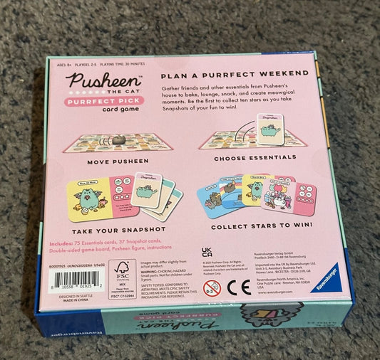 Pusheen Perrfect Pick Card Game, 7 x 7 x 3