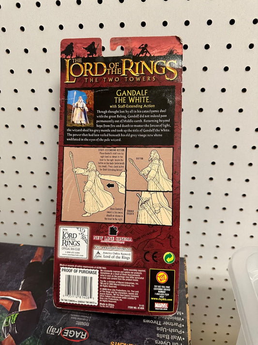 LOTR: Two Towers Gandalf The White Figure, 9 x 5 x 3