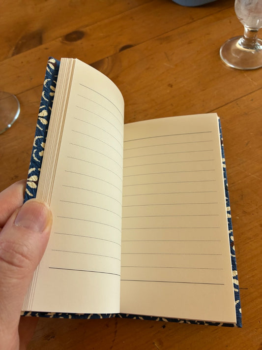 Handmade paper notebook