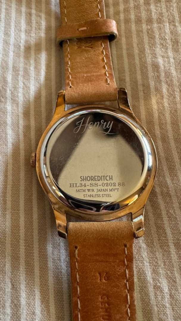 Henry Shoreditch rose gold HL-34-SS-0202 88 Womens Watch Untested