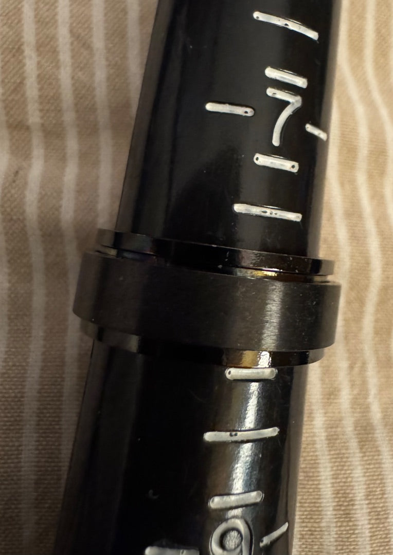 Band - Black Spinner ring 8