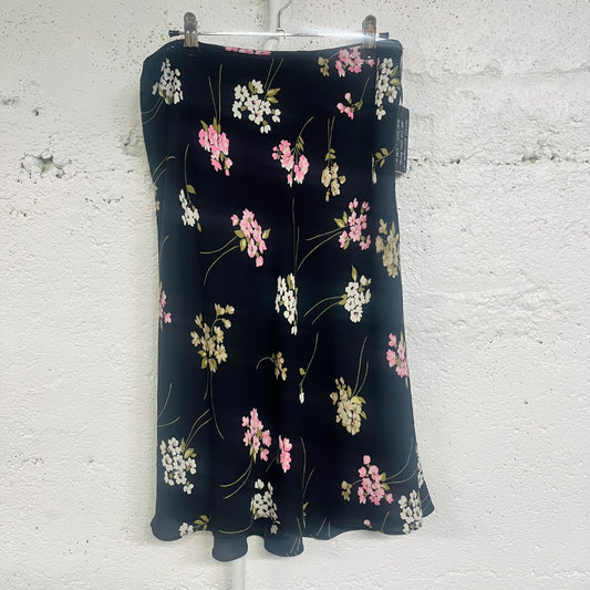 90s/00s Silk Shell Skirt, 6/S