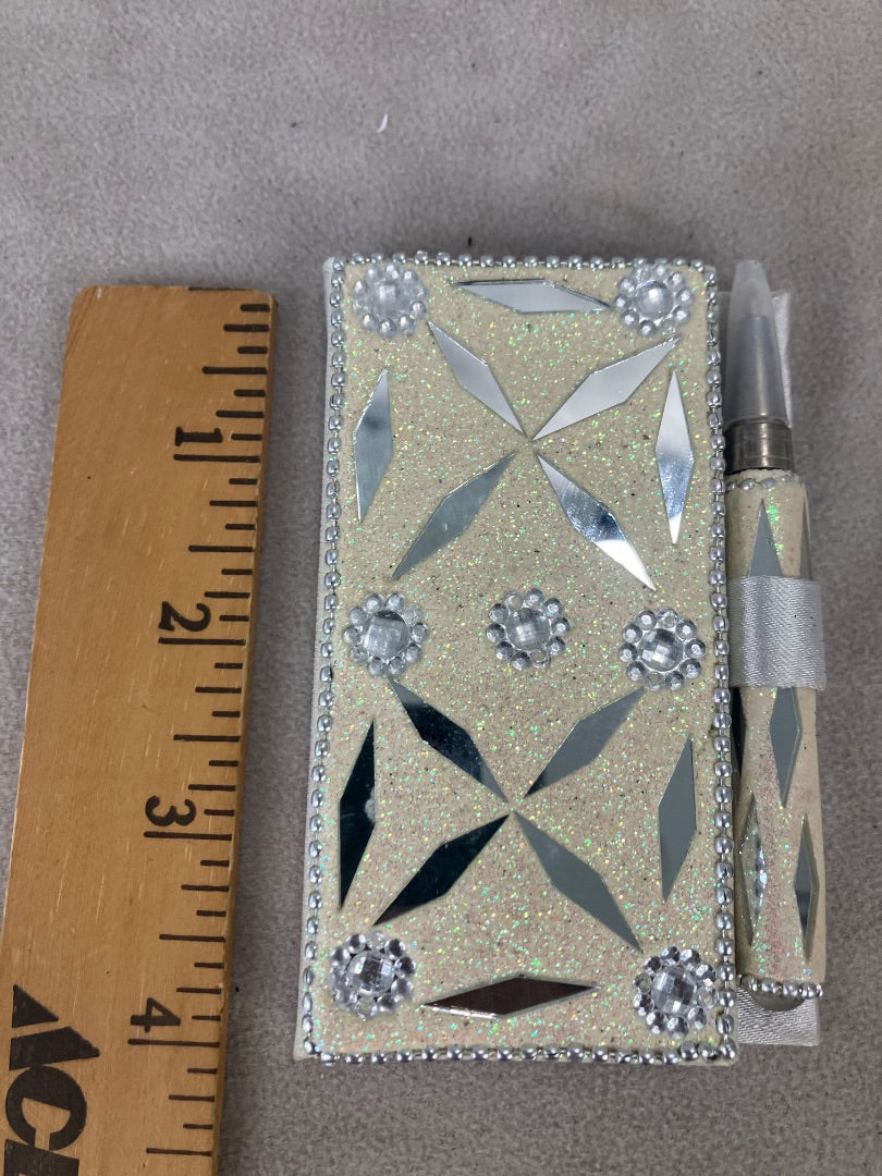 White Glitter No brand Journal, 4