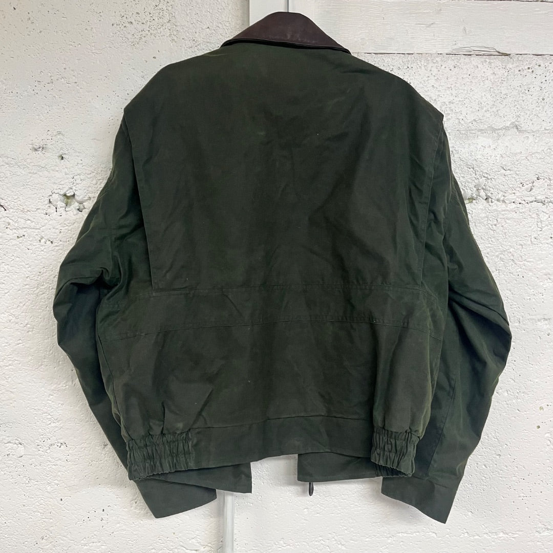 Men's 90s Cotton Oilskin Jacket, L/XL