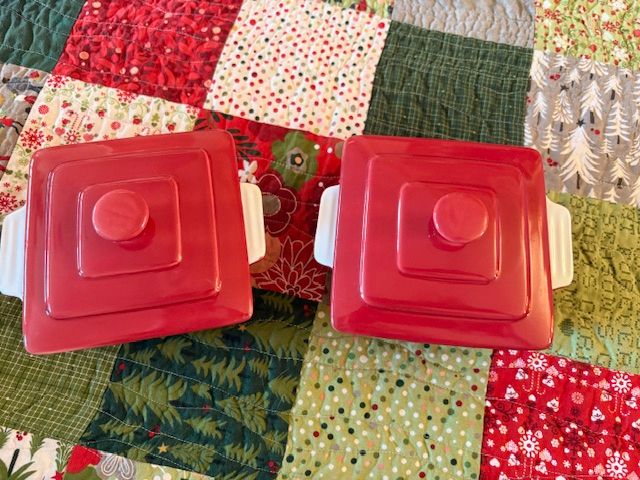 Red Mini Stoneware - Set of 2