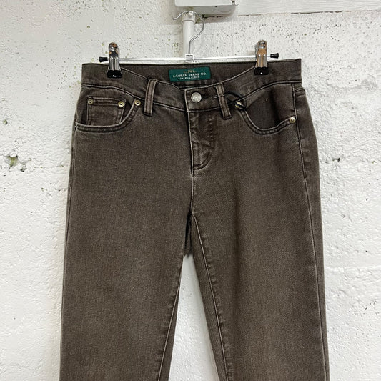 90s/00s Ralph Lauren Brown Jeans, 4/S