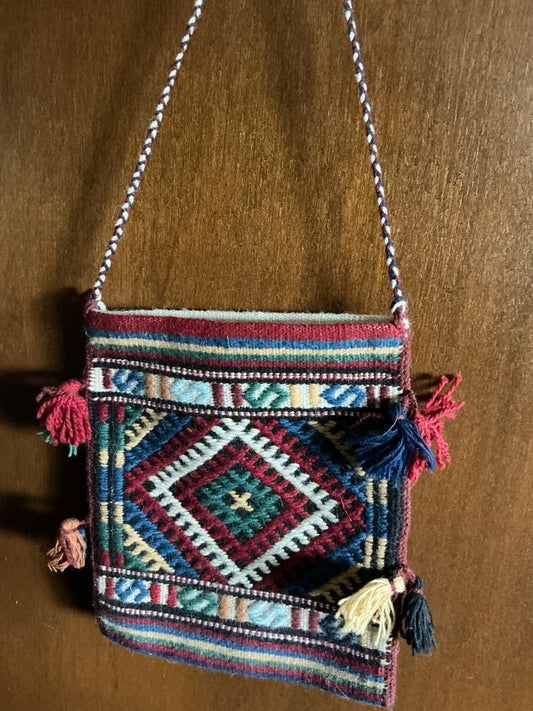 Turkish Hand woven Carpet bag