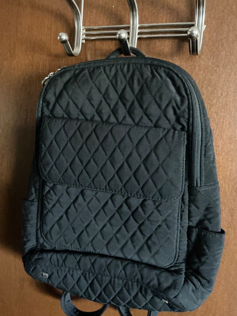Black Vera bradley Black quilted backpack