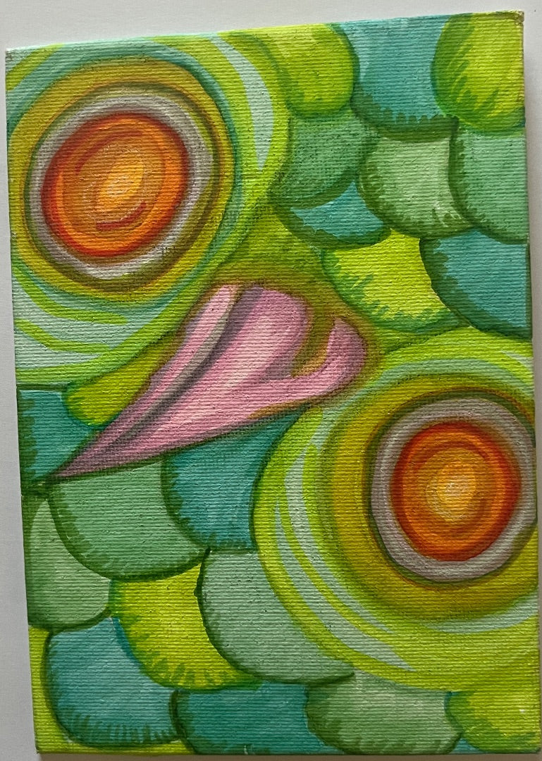 Owl Original Ink Drawing, 5x7