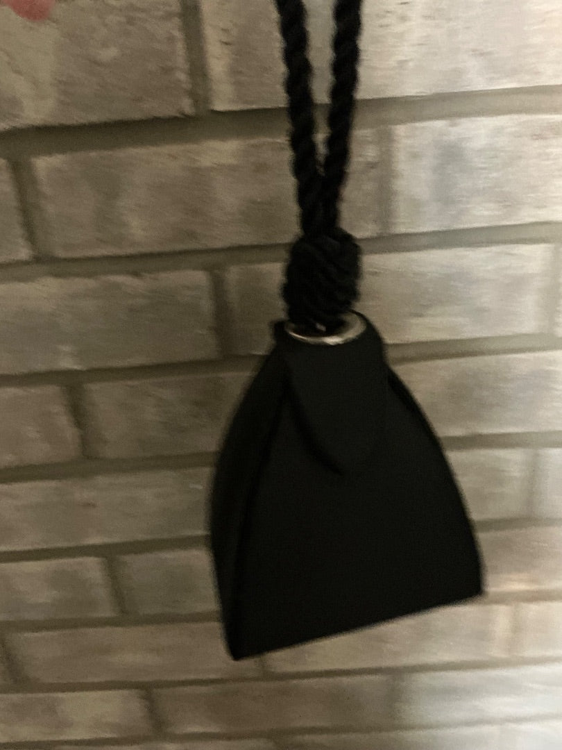 Black Triangular dress bag