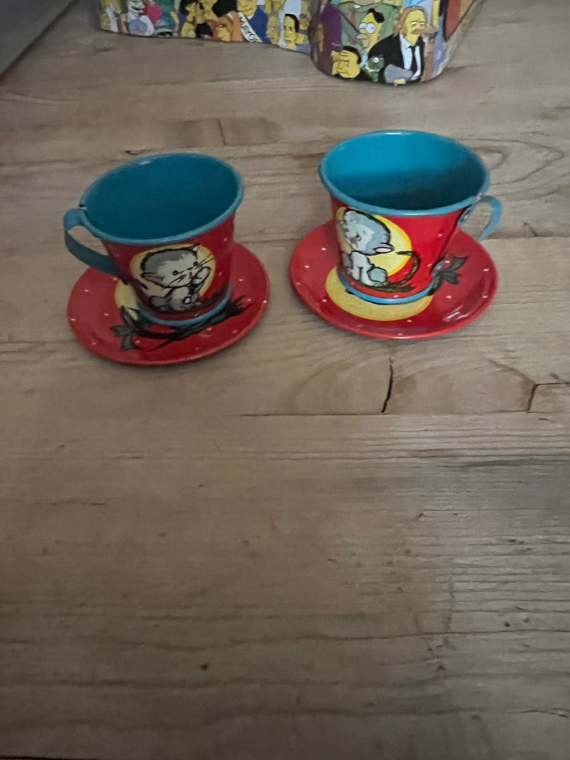 Vintage Litho tea set