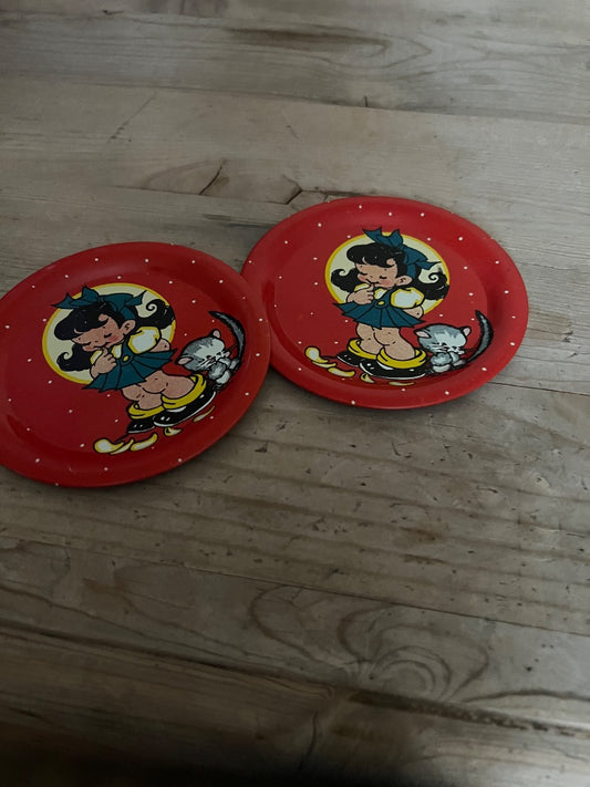 Vintage Litho tea set