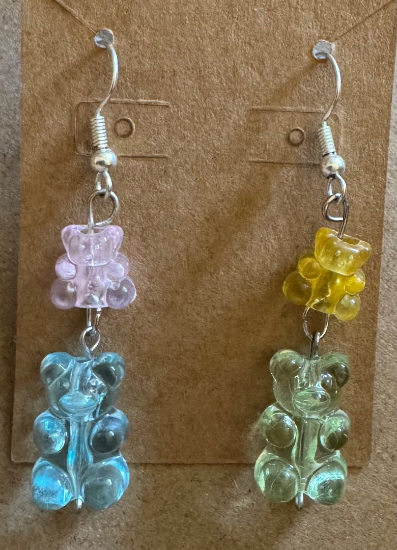 Gummybear dangle earrings