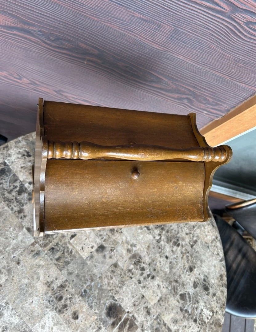 Vintage wooden sewing box
