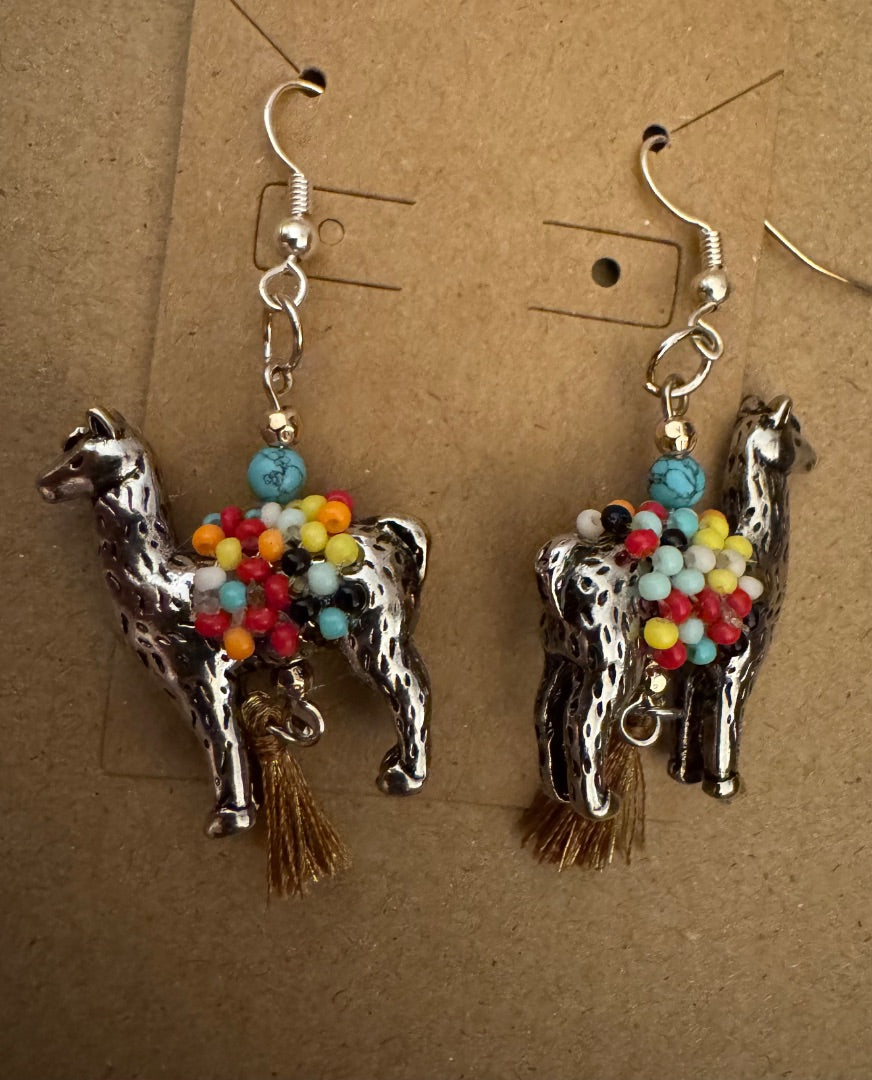 LLama drop earrings